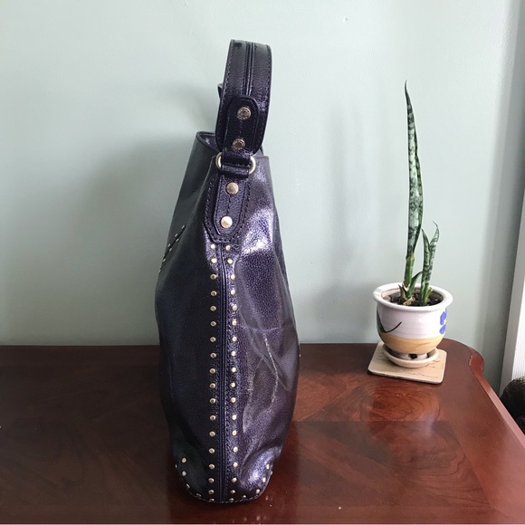 Michael Kors Astor Hobo Bag Studs Details Leather Bag - Picture 5 of 14
